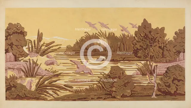 Wall Paper, c. 1936. Creator: Charlotte Angus.