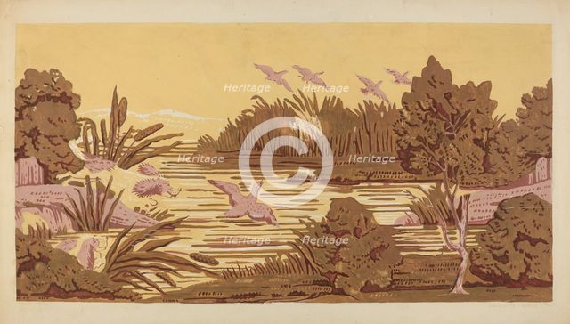 Wall Paper, c. 1936. Creator: Charlotte Angus.