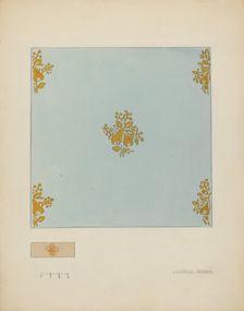 Wall Paper, c. 1936. Creator: George Robin
