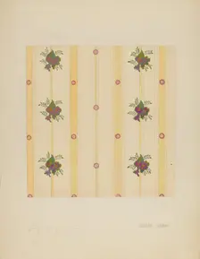 Wall Paper, c. 1936. Creator: George Robin