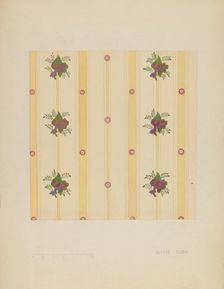 Wall Paper, c. 1936. Creator: George Robin