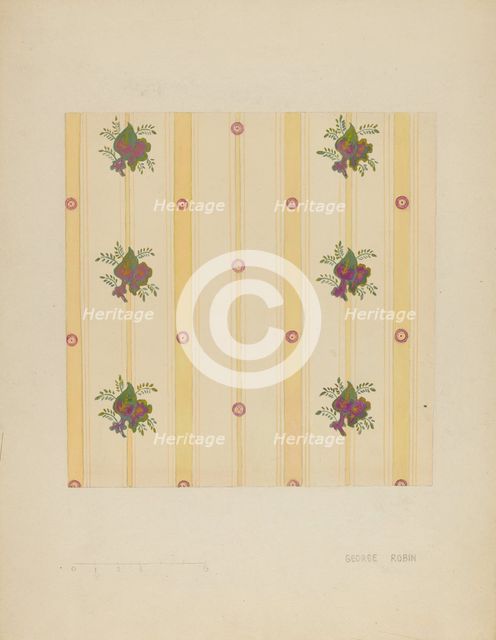 Wall Paper, c. 1936. Creator: George Robin.