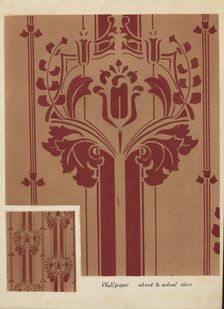Wall Paper, c. 1936. Creator: Hebilly West