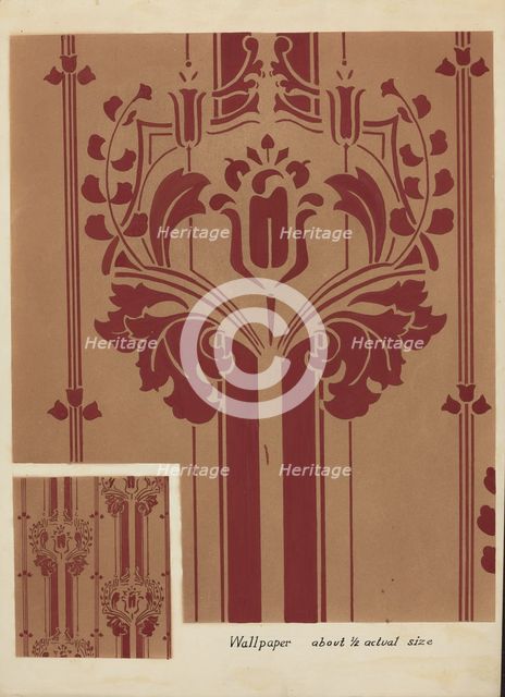 Wall Paper, c. 1936. Creator: Hebilly West.