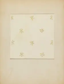 Wall Paper, c. 1937. Creator: George Robin