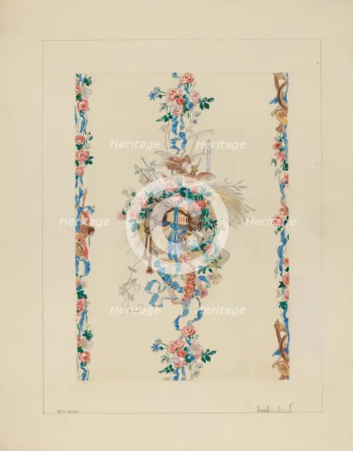 Wall Paper, c. 1937. Creator: John Garay.