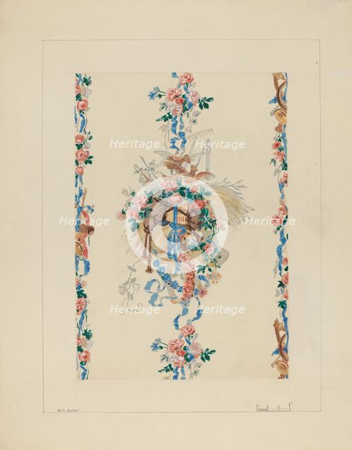 Wall Paper, c. 1937. Creator: John Garay.