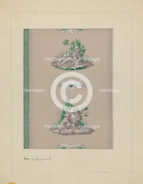 Wall Paper, c. 1937. Creator: John Garay.