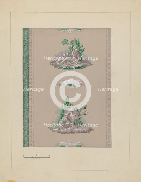 Wall Paper, c. 1937. Creator: John Garay.