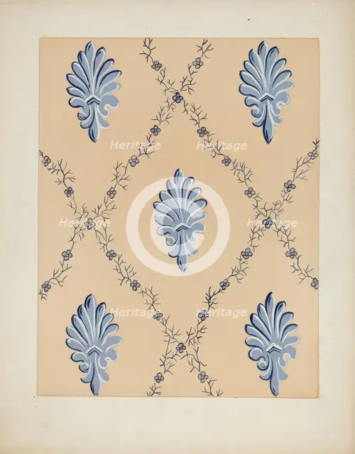Wall Paper, c. 1937. Creator: John Garay.