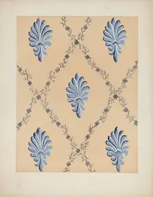 Wall Paper, c. 1937. Creator: John Garay