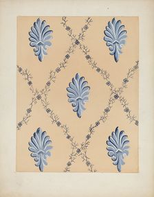 Wall Paper, c. 1937. Creator: John Garay