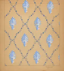 Wall Paper, c. 1937. Creator: Karl Joubert