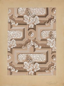 Wall Paper, c. 1937. Creator: Karl Joubert
