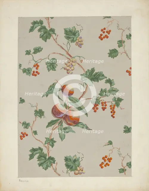 Wall Paper, c. 1937. Creator: Lee Hager.