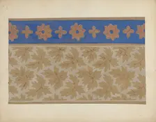 Wall Paper, c. 1937. Creator: Margaret Knapp
