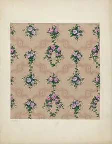 Wall Paper, c. 1937. Creator: Paul Farkas
