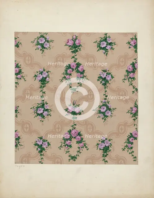Wall Paper, c. 1937. Creator: Paul Farkas.