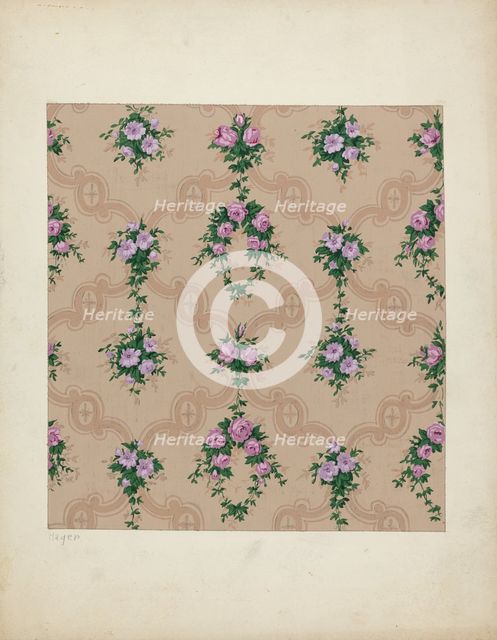 Wall Paper, c. 1937. Creator: Paul Farkas.