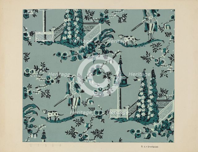 Wall Paper, c. 1937. Creator: Sidney Liswood.
