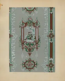 Wall Paper, c. 1937. Creator: Sidney Liswood