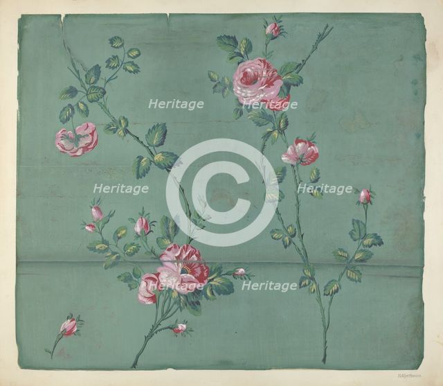 Wall Paper, c. 1939. Creator: Holger Hansen.