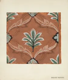 Wall Paper, c. 1939. Creator: Holger Hansen