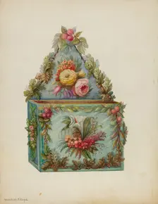 Wall Pocket, c. 1939. Creator: Nicholas Zupa