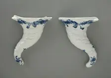 Wall Pocket (one of a pair), Worcester, c. 1756-1758. Creator: Royal Worcester