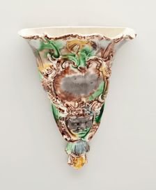 Wall Pocket, Staffordshire, 1770/80. Creator: Staffordshire Potteries