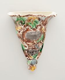 Wall Pocket, Staffordshire, 1770/80. Creator: Staffordshire Potteries