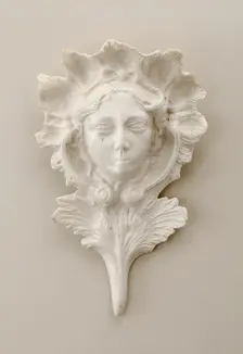 Wall Pocket, Staffordshire, c. 1750. Creator: Staffordshire Potteries