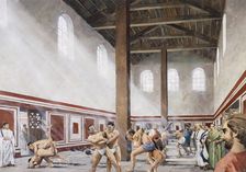 Wall Roman Site, (Letocetum), c2nd century, (1990-2010). Artist: Ivan Lapper