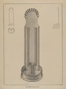 Wall Sconce, 1935/1942. Creator: Gerald Bernhardt