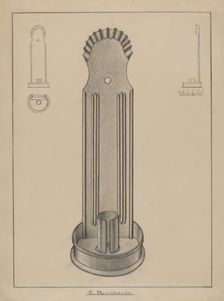 Wall Sconce, 1935/1942. Creator: Gerald Bernhardt