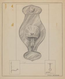 Wall Sconce, 1935/1942. Creator: Francis Law Durand