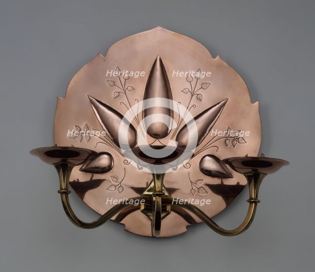 Wall Sconce, England, 1880/1900. Creators: William Arthur Smith Benson, W. A .S. Benson & Co..