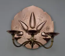Wall Sconce (One of a Pair), England, 1880/1900. Creator: William Arthur Smith Benson