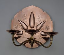 Wall Sconce (One of a Pair), England, 1880/1900. Creator: William Arthur Smith Benson