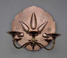 Wall Sconce (One of a Pair), England, 1880/1900. Creator: William Arthur Smith Benson