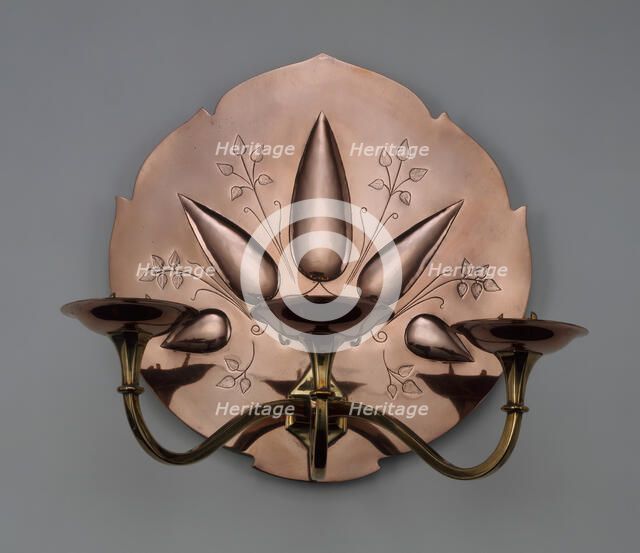 Wall Sconce (One of a Pair), England, 1880/1900. Creator: William Arthur Smith Benson.