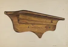 Wall Shelf, c. 1937. Creator: Carl Keksi