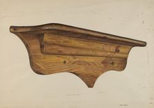 Wall Shelf, c. 1937. Creator: Carl Keksi