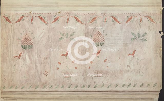Wall Stencil, 1935/1942. Creator: Mildred E Bent.