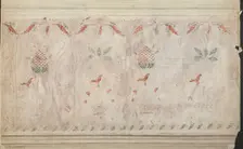 Wall Stencil, 1935/1942. Creator: Mildred E Bent