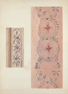 Wall Stencil, c. 1940. Creator: Ray Holden