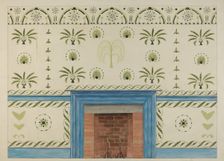 Wall Stencil, c. 1936. Creator: Ray Holden