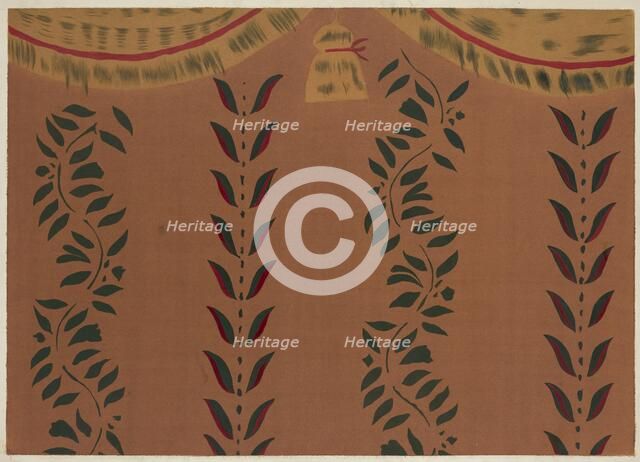 Wall Stencil, c. 1939. Creator: Michael Lauretano.