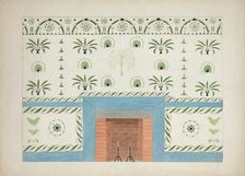 Wall Stencil (copy), c. 1936. Creator: Ray Holden