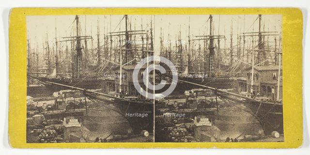 Wall Street Ferry, New York, 1860/69. Creator: Anthony & Company.